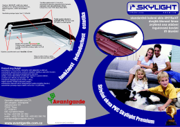 okno stře&scaron;n&iacute; PŘEKLAD SKYLIGHT