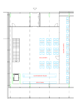 HLAVNÍ BAROVÉ TĚLESO ZÁPULTÍ BARU HALA (36 MÍST