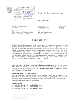 datum doručen&iacute; počet