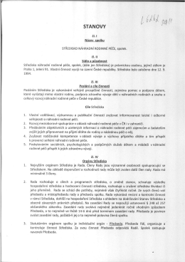 Stanovy Střediska NRP - Středisko n&aacute;hradn&iacute; rodinn&eacute; p&eacute;če