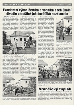 Periskop - článek o divadelním představení Princezna ze mlejna