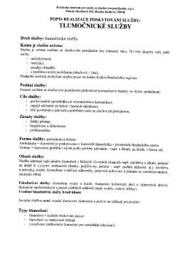 Popis realizace - Hradeck&eacute; centrum pro osoby se sluchov&yacute;m