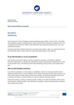 Kovaltry, INN- Octocog Alfa - European Medicines Agency
