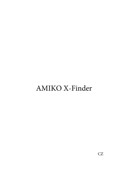 AMIKO X-Finder - Satelit