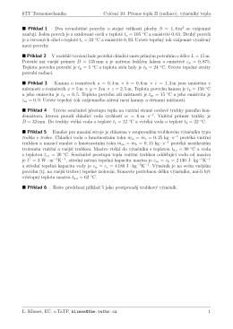 6TT Termomechanika Cvicenı 10: Prenos tepla II (radiace