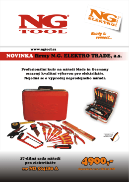 Wo. ELEKTRO TRADE, as - NG ELEKTRO TRADE, as