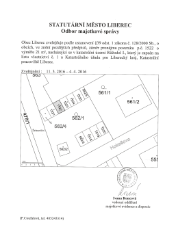 Dokument - Statutární město Liberec