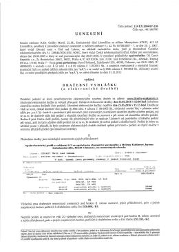 Usnesení 124 EX 2094/07-230