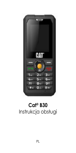 Cat® B30 Instrukcja obsługi