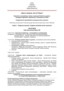 Program XVIII FIO (PDF 419kB)