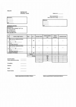 wzór faktury - Mikrosystem