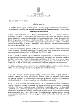Tájékoztató az ideiglenes jelleggel végzett iparűzési tevékenység