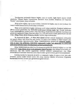 Yazı (1 sayfa)